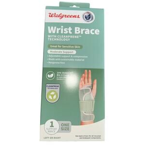 Walgreens Wrist Brace With Cleanprene Technology For Sensitive Skin